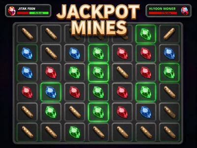 Jackpot Mines Instant-Win-Spiel - Minen-Sweeper-Casino-Spiel mit wachsenden Multiplikatoren
